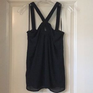 Black Naked Zebra Top size small